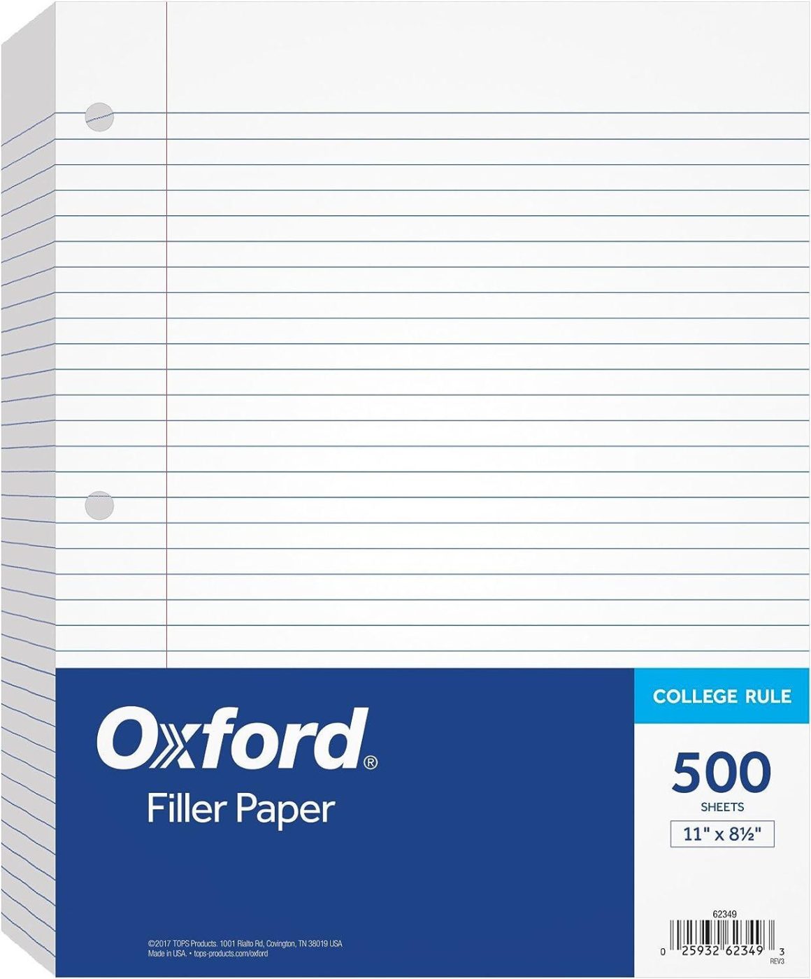 Notebook Paper from Oxford