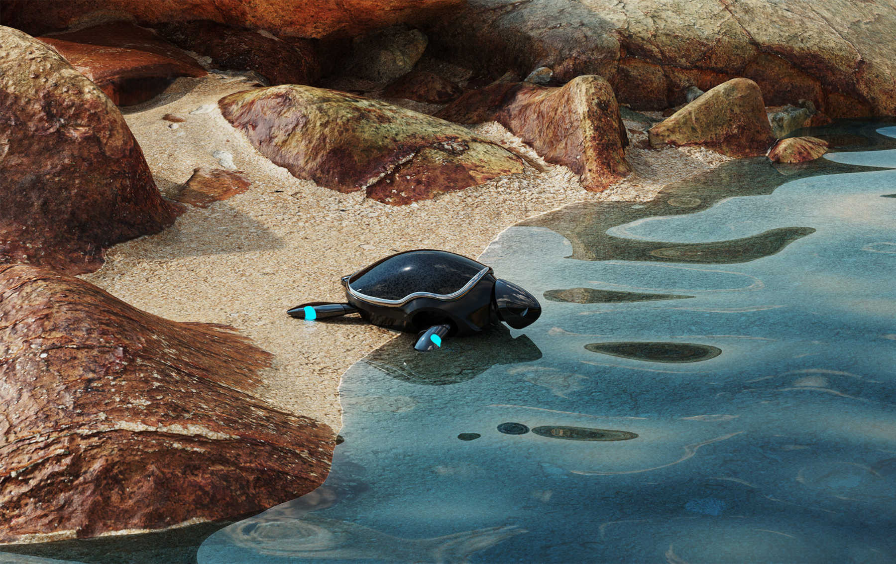 Beatbot to Introduce the Amphibious RoboTurtle and Shore Self-Docking & Charging Station at CES 2025