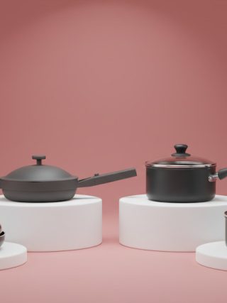 Cooking pots and pans