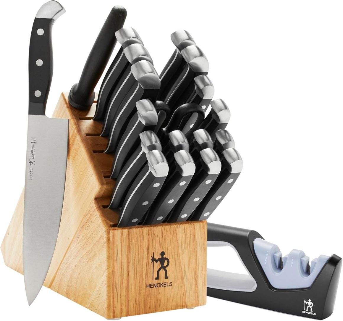 HENCKELS 20 Pcs German Engineered Kitchen Knife Set