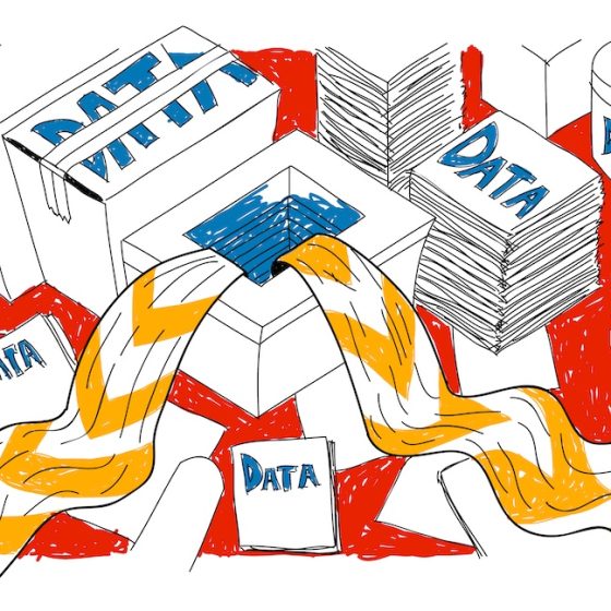 Illustration of data storage