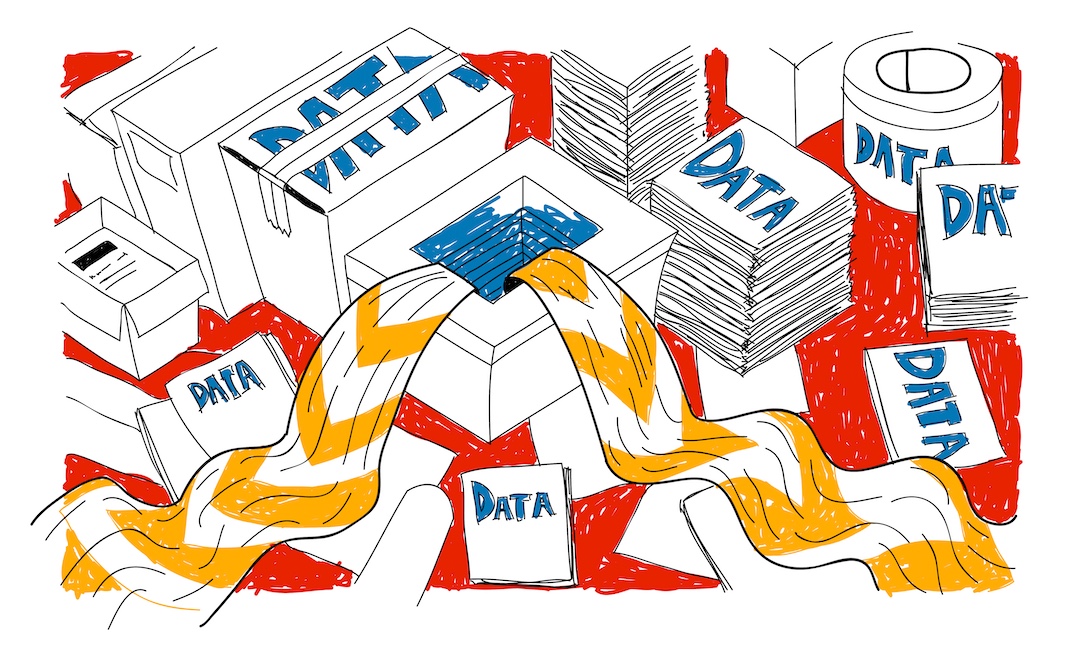 Illustration of data storage